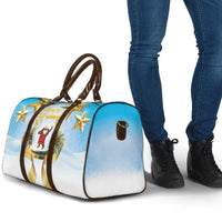 Fiji Christmas Travel Bag Snow Globe With Fijian Santa LT05