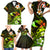 Personalised Hawaii Humuhumu Reef Triggerfish Family Matching Short Sleeve Bodycon Dress and Hawaiian Shirt Reggae With Plumeria LT05 - Polynesian Pride
