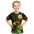 Personalised Hawaii Humuhumu Reef Triggerfish Kid T Shirt Reggae With Plumeria LT05 Reggae - Polynesian Pride