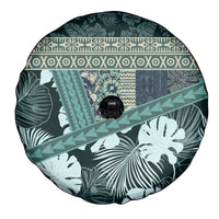 Hawaii Plant Kalo Spare Tire Cover Hawaiian Tapa Pattern LT05 - Polynesian Pride