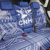 Northern Mariana Islands Back Car Seat Cover Chamorro Warrior Tribal Pattern