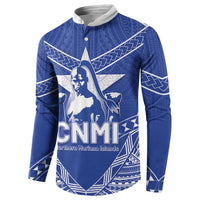 Northern Mariana Islands Button Sweatshirt Chamorro Warrior Tribal Pattern LT05 - Polynesian Pride