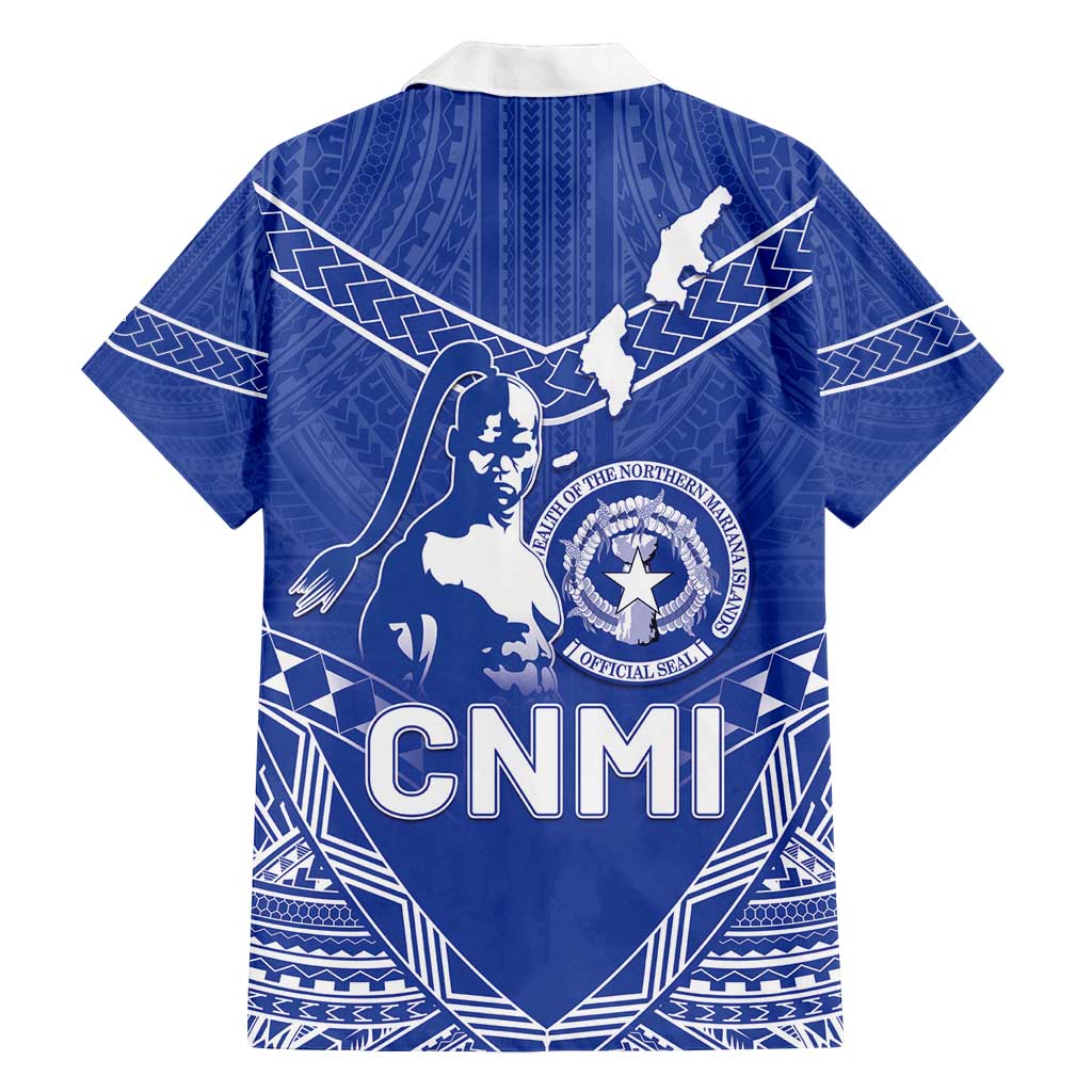 Northern Mariana Islands Family Matching Long Sleeve Bodycon Dress and Hawaiian Shirt Chamorro Warrior Tribal Pattern
