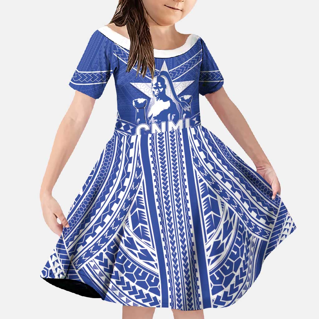 Northern Mariana Islands Family Matching Tank Maxi Dress and Hawaiian Shirt Chamorro Warrior Tribal Pattern