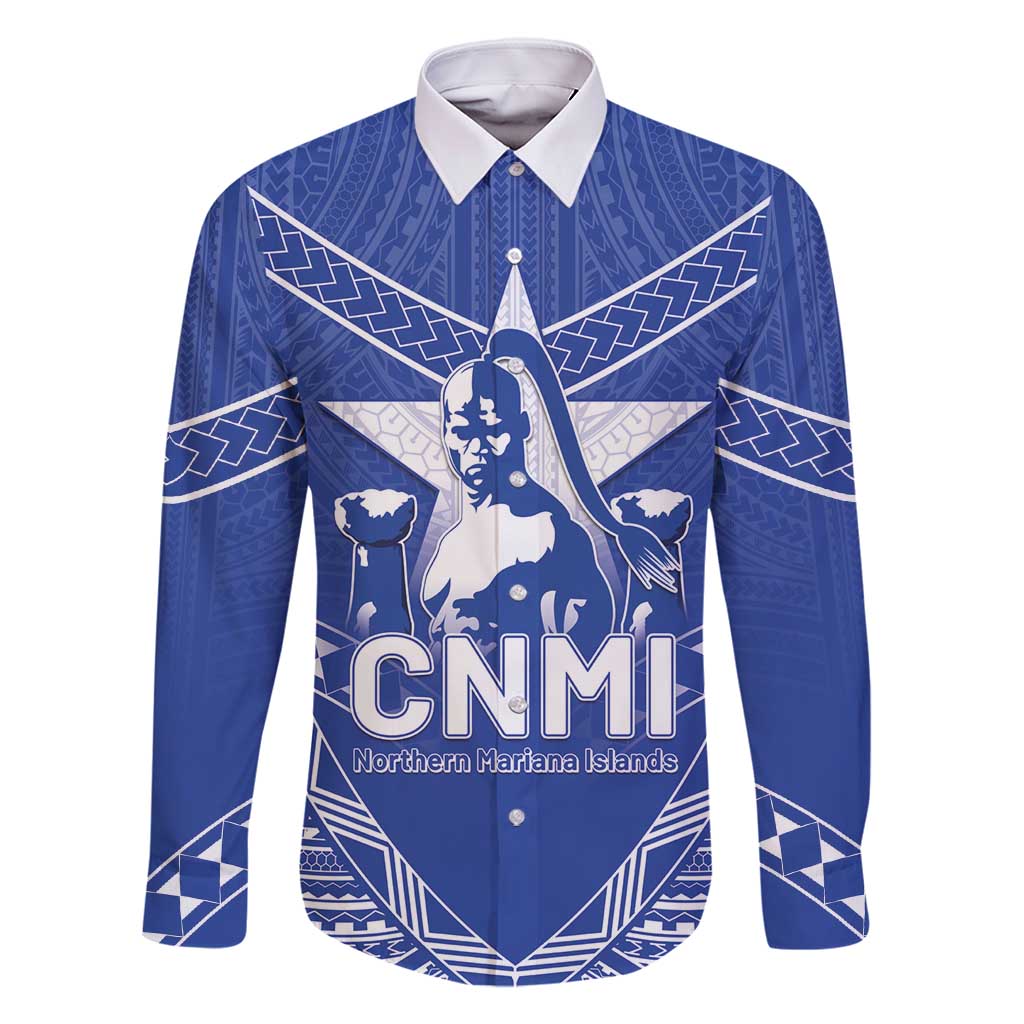 Northern Mariana Islands Family Matching Tank Maxi Dress and Hawaiian Shirt Chamorro Warrior Tribal Pattern