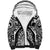 Polynesia Maui Tattoo Inspired Sherpa Hoodie Black Version