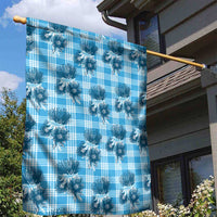 Blue Palaka Hawaii Garden Flag Hawaiian Lehua Blossoms