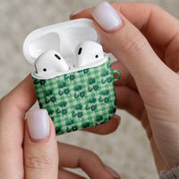 Green Palaka Hawaii AirPods Case Hawaiian Lehua Blossoms LT05 - Polynesian Pride