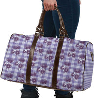 Purple Palaka Hawaii Travel Bag Hawaiian Lehua Blossoms LT05 - Polynesian Pride