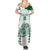 Custom Hawaii Football Family Matching Summer Maxi Dress and Hawaiian Shirt Rainbow Warriors Kakau Pattern LT05 - Polynesian Pride
