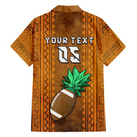 Custom Hawaii Honolulu Football Bowl Family Matching Long Sleeve Bodycon Dress and Hawaiian Shirt Simple Style LT05 - Polynesian Pride