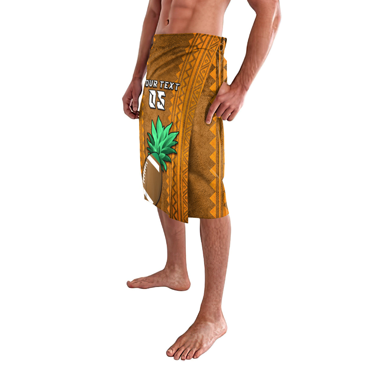 Custom Hawaii Honolulu Football Bowl Lavalava Simple Style LT05 - Polynesian Pride