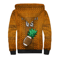 Custom Hawaii Honolulu Football Bowl Sherpa Hoodie Simple Style LT05 - Polynesian Pride