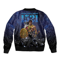 Philippines The First Hero Bomber Jacket Lapu Lapu Know Your Roots LT05 - Polynesian Pride