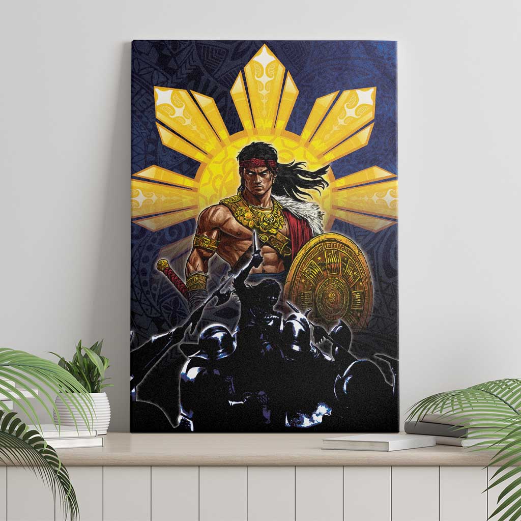 Philippines The First Hero Canvas Wall Art Lapu Lapu Know Your Roots