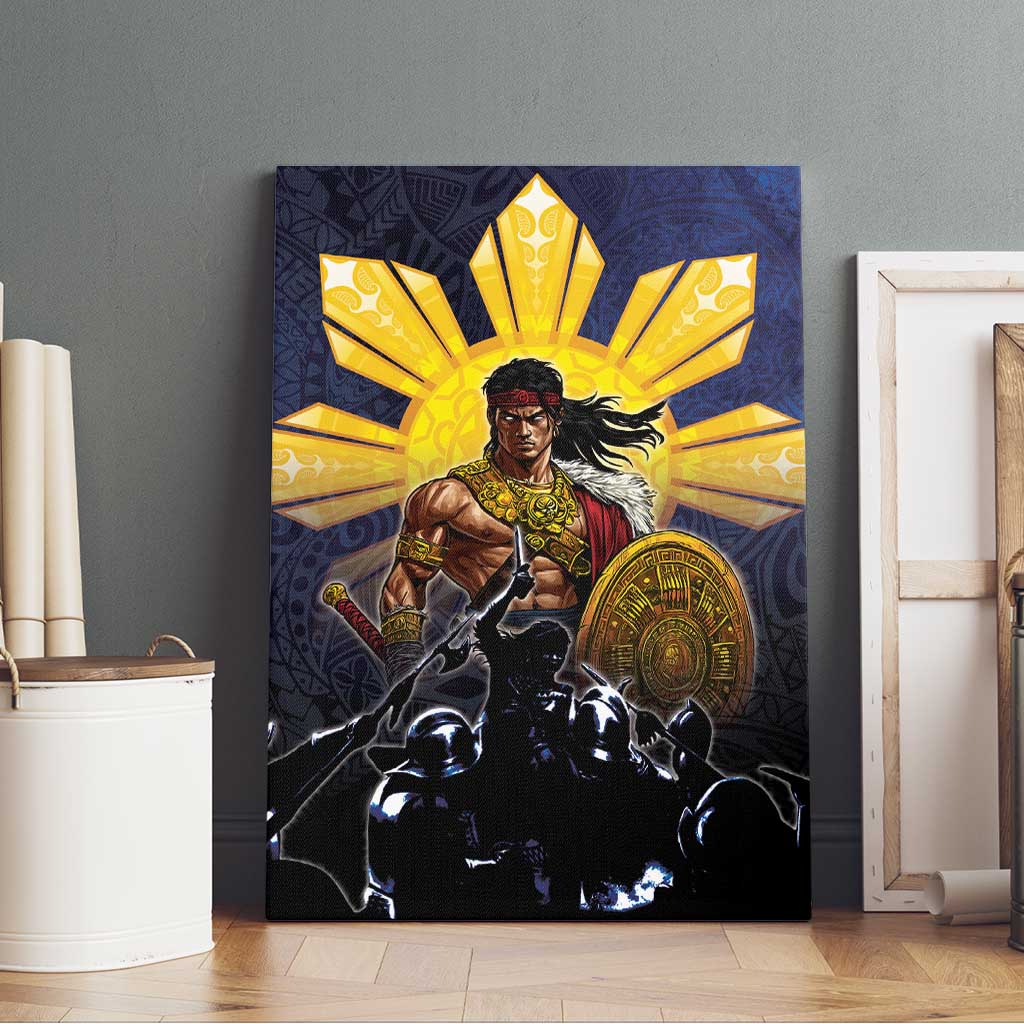 Philippines The First Hero Canvas Wall Art Lapu Lapu Know Your Roots