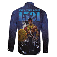 Philippines The First Hero Family Matching Long Sleeve Bodycon Dress and Hawaiian Shirt Lapu Lapu Know Your Roots