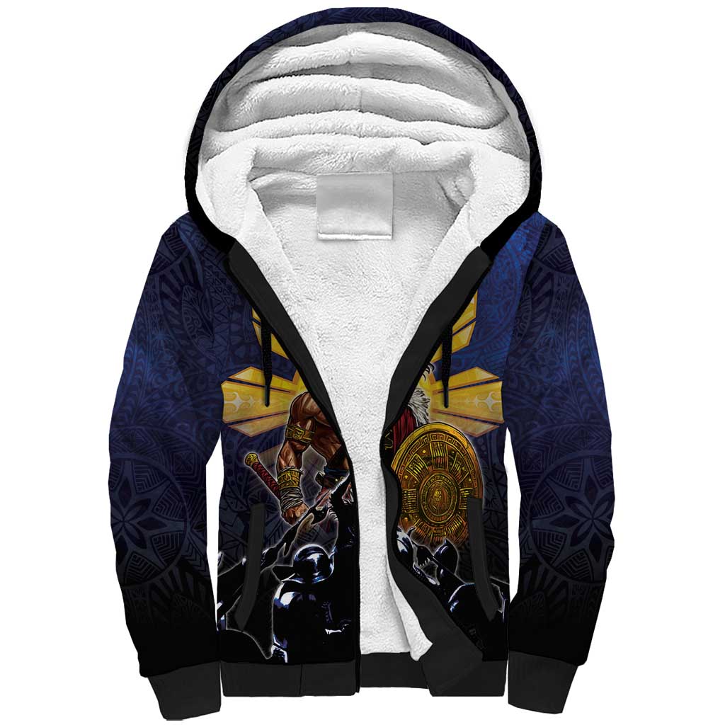 Philippines The First Hero Sherpa Hoodie Lapu Lapu Know Your Roots