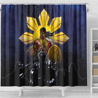 Philippines The First Hero Shower Curtain Lapu Lapu Know Your Roots LT05 - Polynesian Pride
