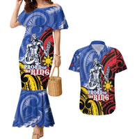 Philippines Lapu-Lapu Couples Matching Mermaid Dress and Hawaiian Shirt Proud Of My King