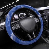 Philippines Lapu-Lapu Steering Wheel Cover Proud Of My King LT05 Universal Fit Blue - Polynesian Pride