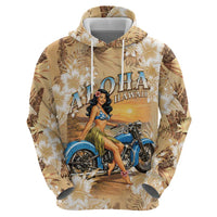 Aloha Hawaii Biker Hoodie Ride To Paradise LT05 - Polynesian Pride
