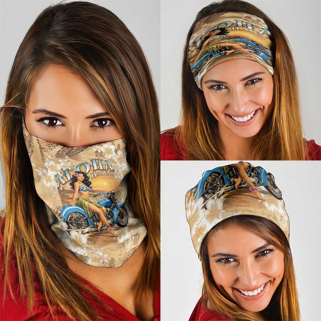 Aloha Hawaii Biker Neck Gaiter Ride To Paradise