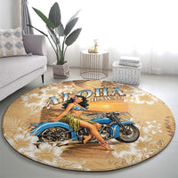 Aloha Hawaii Biker Round Carpet Ride To Paradise LT05 - Polynesian Pride