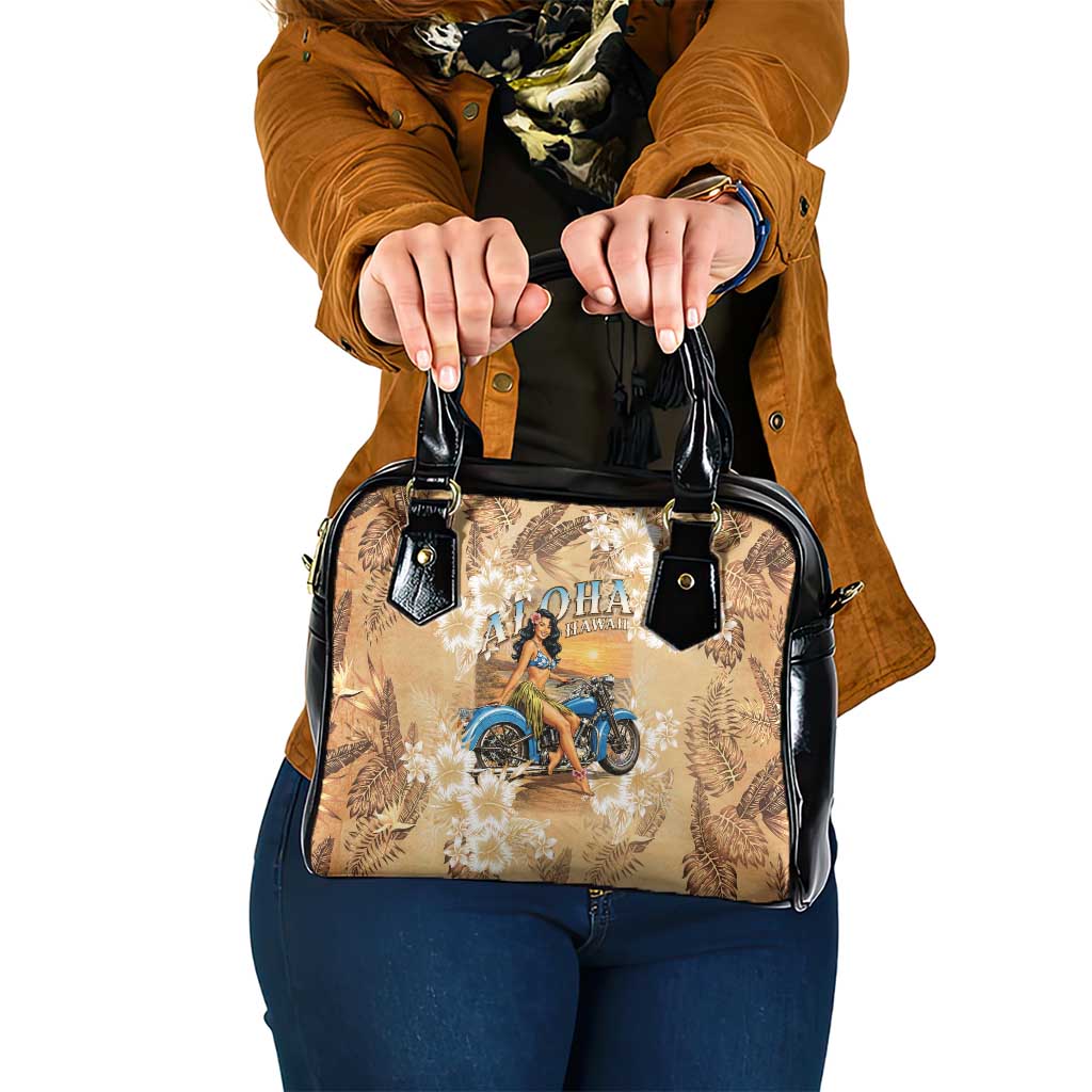 Aloha Hawaii Biker Shoulder Handbag Ride To Paradise