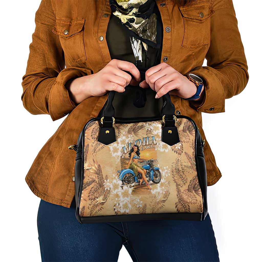 Aloha Hawaii Biker Shoulder Handbag Ride To Paradise