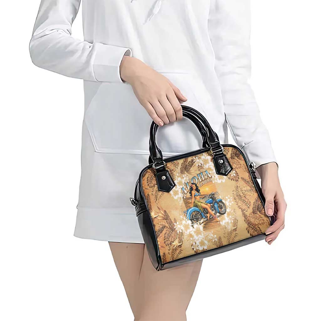 Aloha Hawaii Biker Shoulder Handbag Ride To Paradise