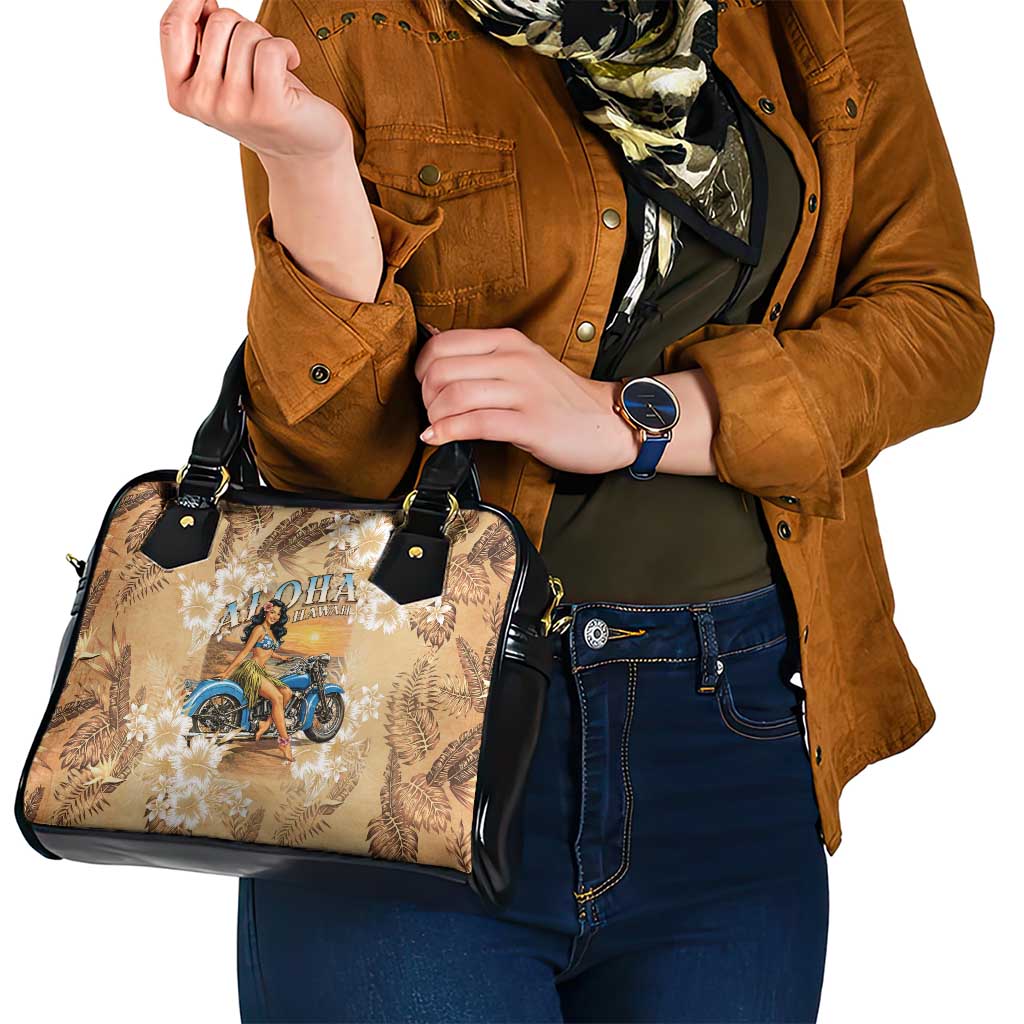 Aloha Hawaii Biker Shoulder Handbag Ride To Paradise