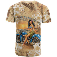 Aloha Hawaii Biker T Shirt Ride To Paradise LT05 - Polynesian Pride
