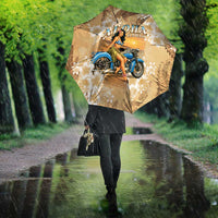 Aloha Hawaii Biker Umbrella Ride To Paradise