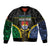 Personalised South Sea Islanders And Gilbert Islands Bomber Jacket Kanakas Polynesian Pattern