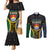 Personalised South Sea Islanders And Gilbert Islands Couples Matching Mermaid Dress and Long Sleeve Button Shirt Kanakas Polynesian Pattern