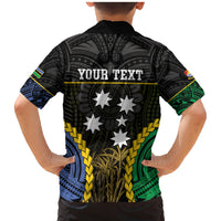 Personalised South Sea Islanders And Gilbert Islands Family Matching Mermaid Dress and Hawaiian Shirt Kanakas Polynesian Pattern