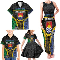 Personalised South Sea Islanders And Gilbert Islands Family Matching Tank Maxi Dress and Hawaiian Shirt Kanakas Polynesian Pattern