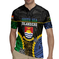 Personalised South Sea Islanders And Gilbert Islands Rugby Jersey Kanakas Polynesian Pattern
