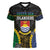Personalised South Sea Islanders And Gilbert Islands Women V-Neck T-Shirt Kanakas Polynesian Pattern