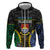 Personalised South Sea Islanders And Gilbert Islands Zip Hoodie Kanakas Polynesian Pattern