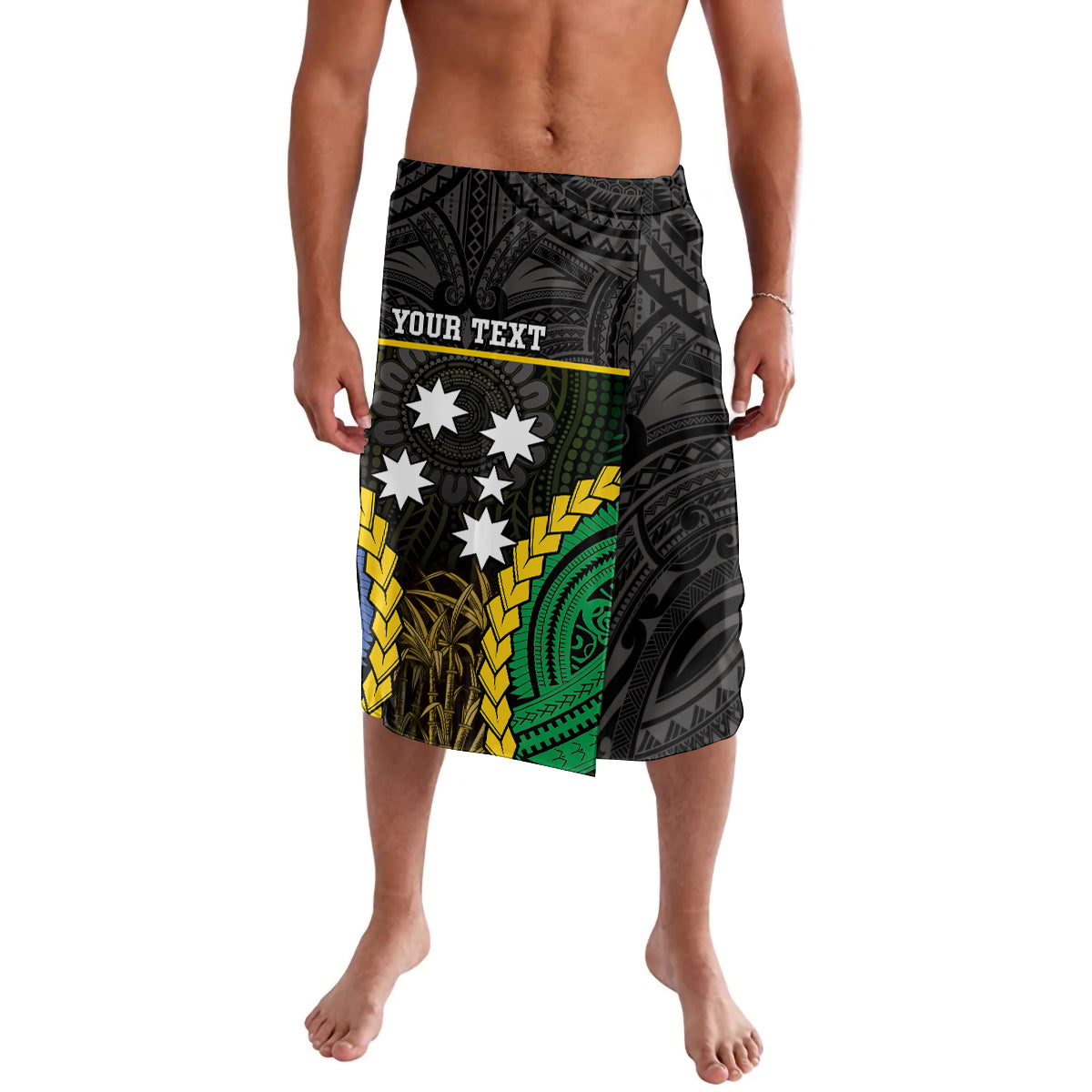 Personalised South Sea Islanders And New Caledonia Lavalava Kanakas Polynesian Pattern