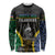 Personalised South Sea Islanders And New Caledonia Long Sleeve Shirt Kanakas Polynesian Pattern