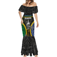 Personalised South Sea Islanders And New Caledonia Mermaid Dress Kanakas Polynesian Pattern