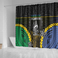 South Sea Islanders And New Caledonia Shower Curtain Kanakas Polynesian Pattern LT05 - Polynesian Pride