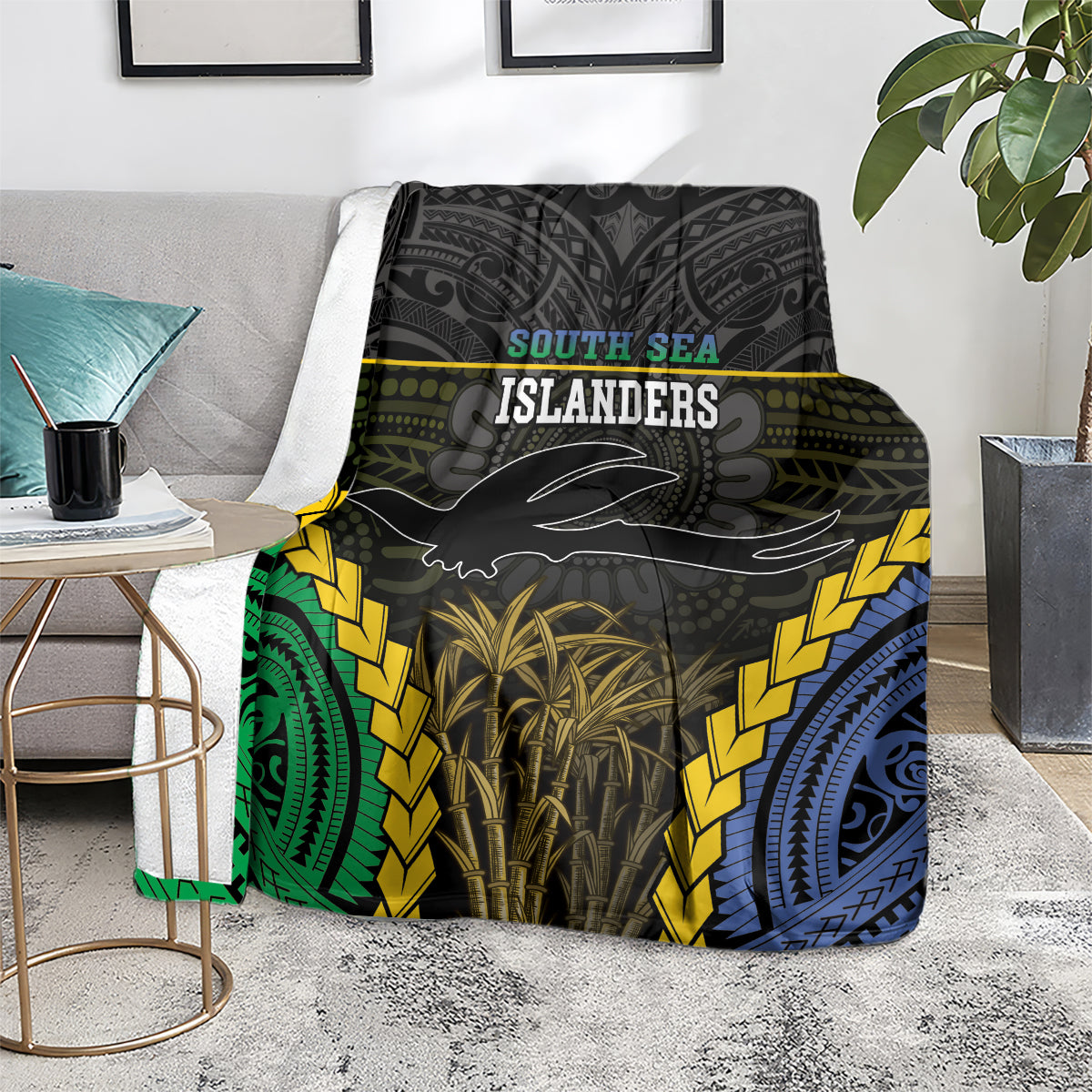 South Sea Islanders And New Ireland Blanket Kanakas Polynesian Pattern