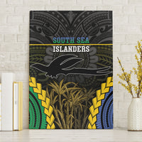 South Sea Islanders And New Ireland Canvas Wall Art Kanakas Polynesian Pattern