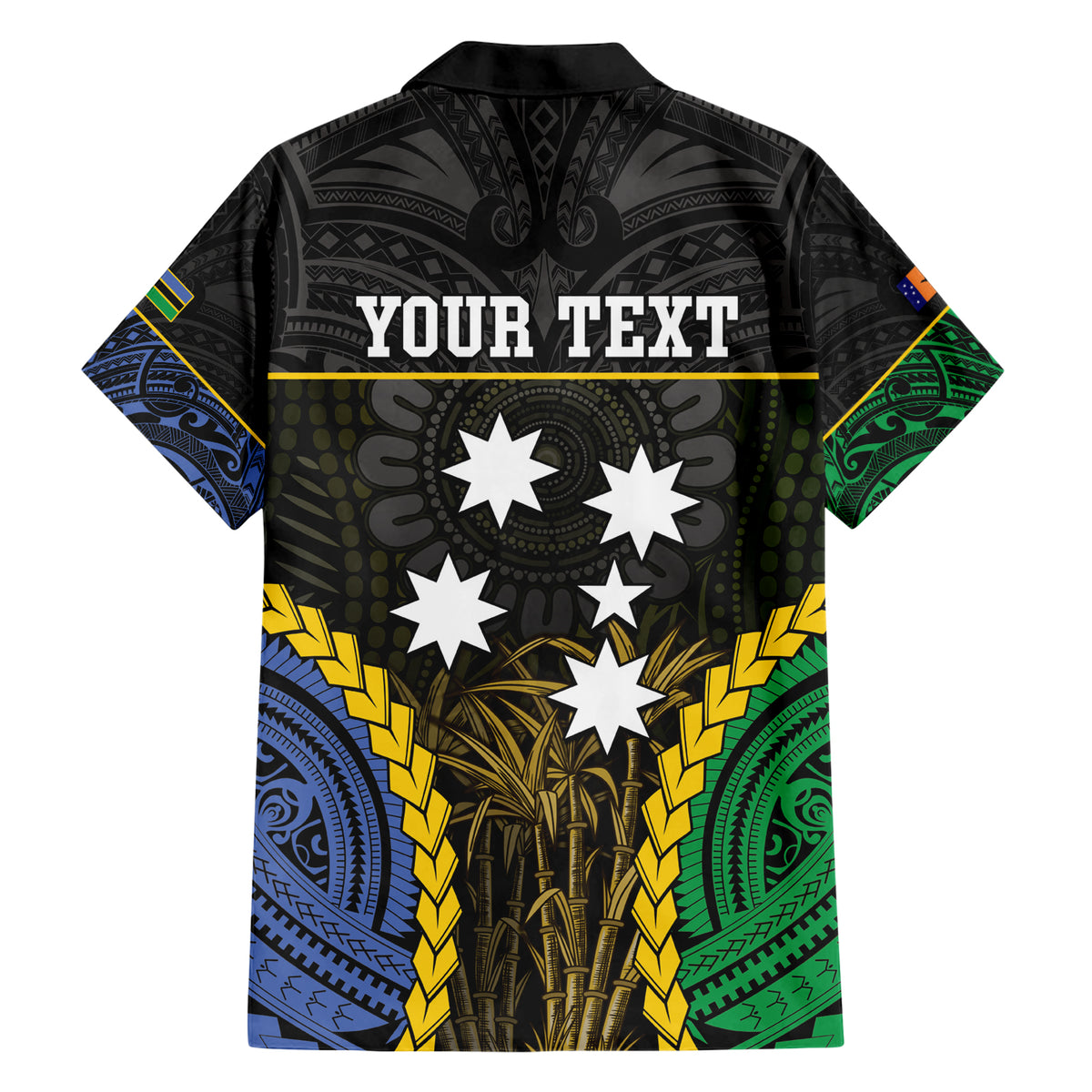 Personalised South Sea Islanders And New Ireland Family Matching Short Sleeve Bodycon Dress and Hawaiian Shirt Kanakas Polynesian Pattern LT05 - Polynesian Pride