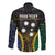 Personalised South Sea Islanders And New Ireland Long Sleeve Button Shirt Kanakas Polynesian Pattern