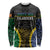 Personalised South Sea Islanders And New Ireland Long Sleeve Shirt Kanakas Polynesian Pattern